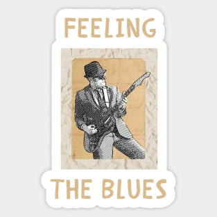 Feeling the blues Sticker